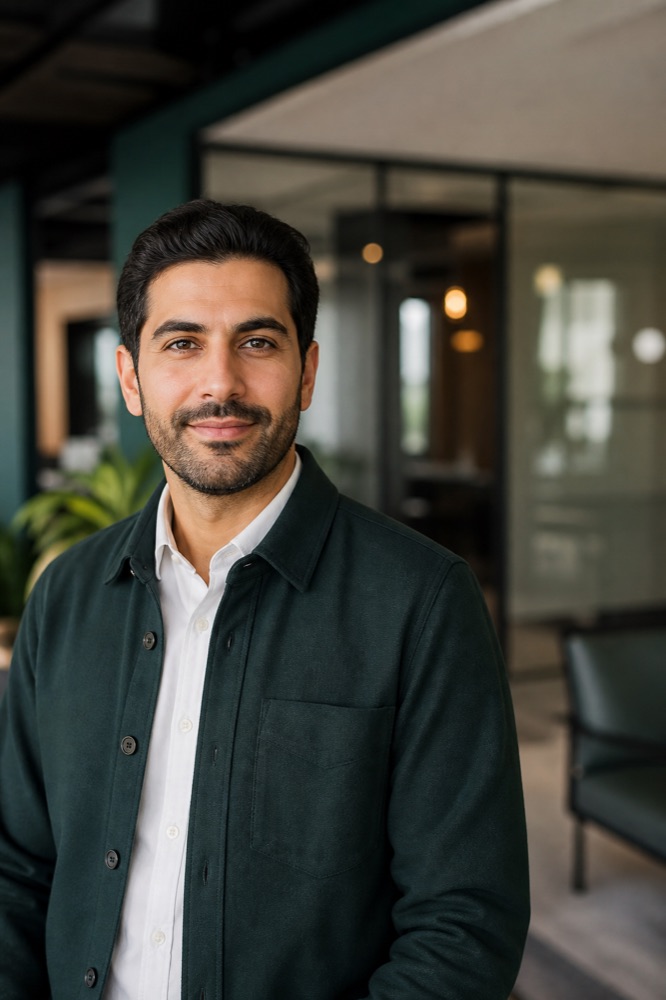 AI-generated placeholder portrait for the Product and Operations Director